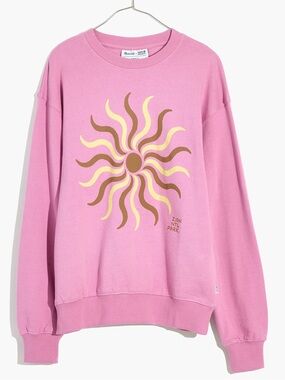 Madewell x Parks Project Unisex Zion Sun Cotton Crewneck Sweatshirt. Size medium